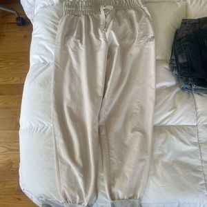 Light pink beige joggers